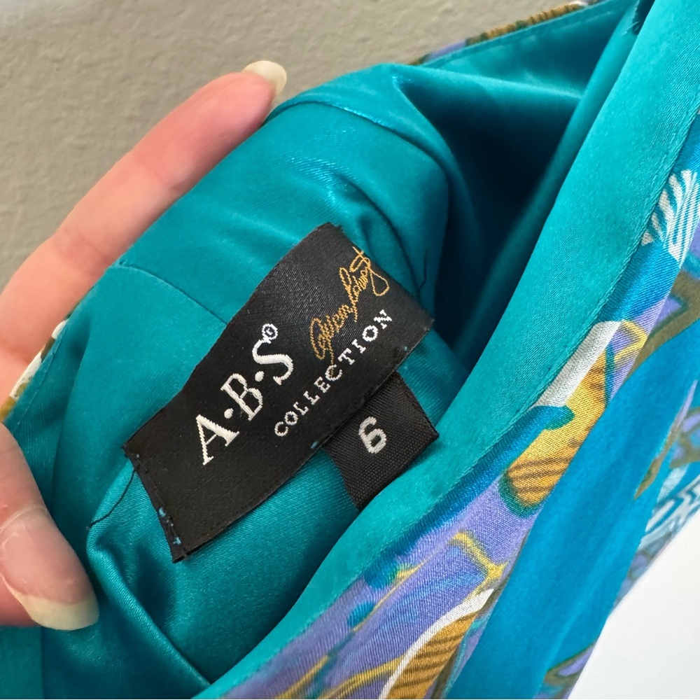 ABS Collection One-Shoulder Maxi Dress - Picture 4 of 8